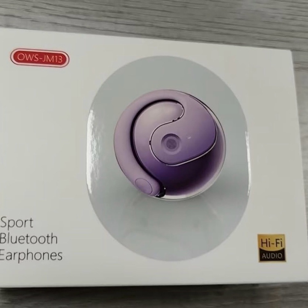 OWS-JM13 Sport Bluetooth Earphones Purple